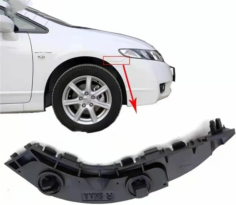 DEMULAX Car Front Bumper Bracket for Honda Civic - Image 4