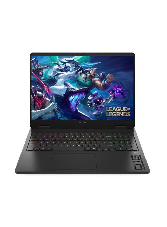 OMEN GAMING 16-AM0027NE / Intel Core Ultra 7 Processor / 16GB RAM / 1TB SSD / DDR5 / 16 Inches 2K Display / NVIDIA GeForce RTX 5050 Graphics / Windows 11 Home English/Arabic Black