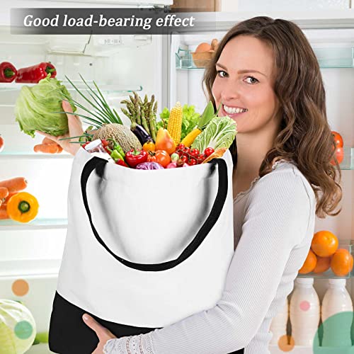 Epakh 12 Pack Canvas Tote Bags Bulk 18.5 x 15 Inch Reusable Grocery Shopping Bags Tote Luggage for Shopping(Multicolor) - Image 5