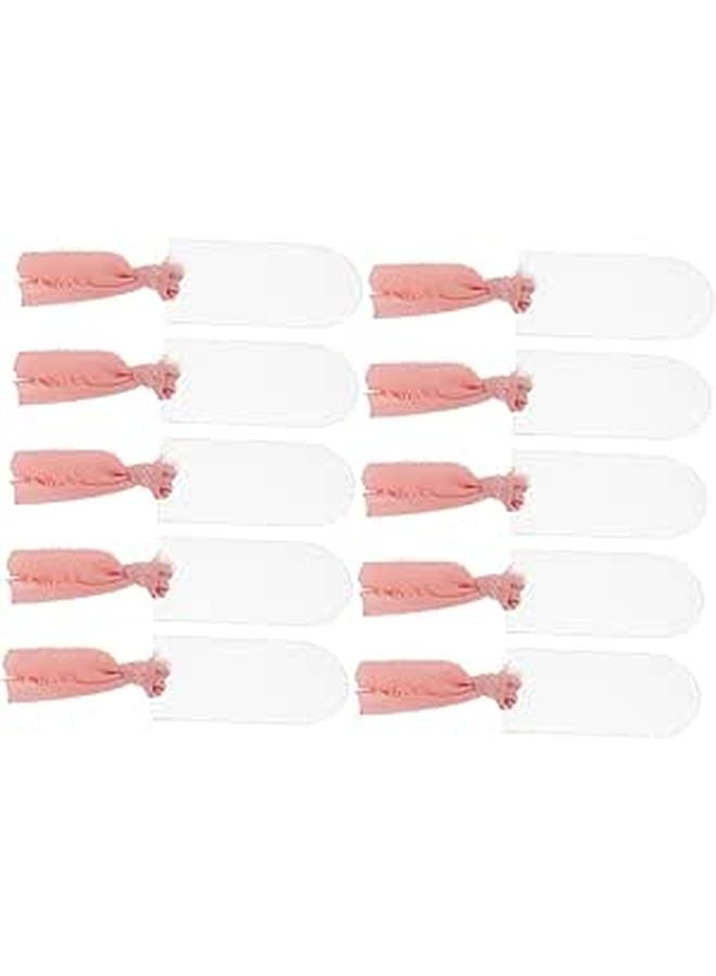 10 Pcs Clear Acrylic Reserved Sign Chair Tags For Wedding Reception And Event Seating - Image 1