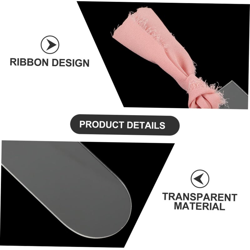 10 Pcs Clear Acrylic Reserved Sign Chair Tags For Wedding Reception And Event Seating - Image 4
