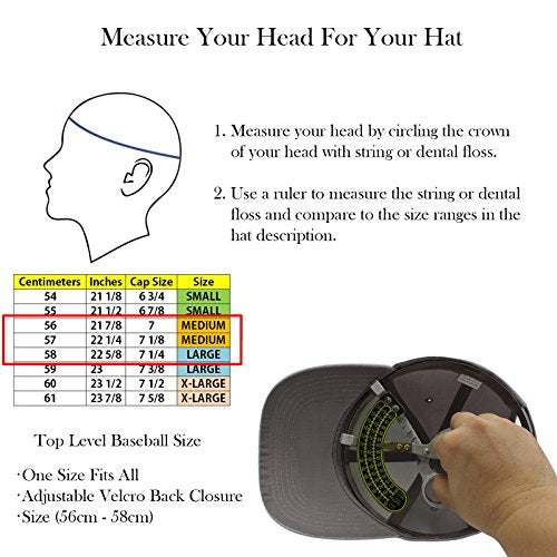 Top Level Baseball Cap Hat Men Women - classic adjustable plain blank, DGY Dark Grey - Image 4