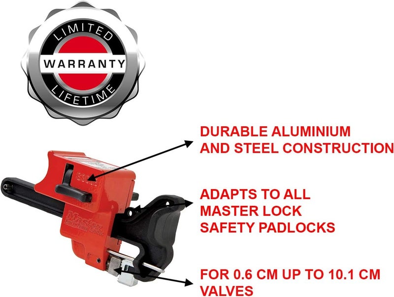 Master Lock Lockout Universal Ball Valve - Image 4