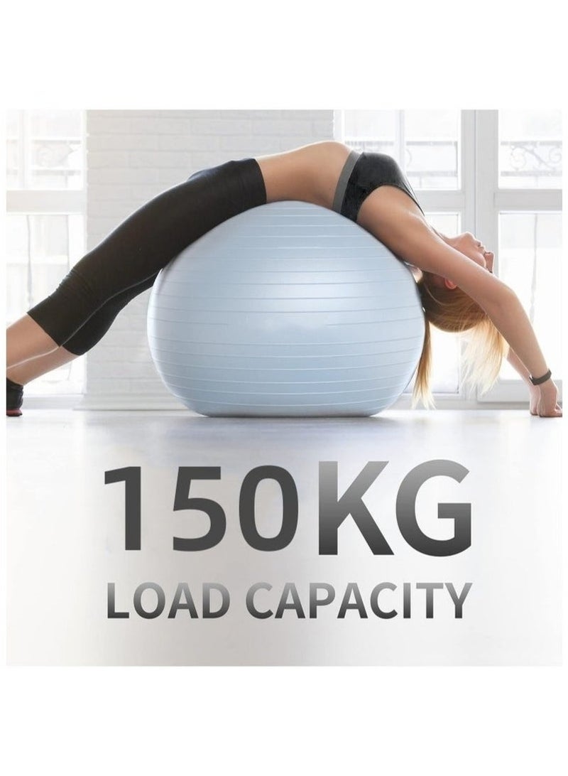 Bukela Professional Yoga Ball – Honeycomb Anti-Burst Design, Non-Slip Surface for Stability, Posture Correction & Balance Training, Heavy-Duty PVC Supports 15kg, 100% Non-Toxic – Ideal for Home/Gym Workouts - Image 4