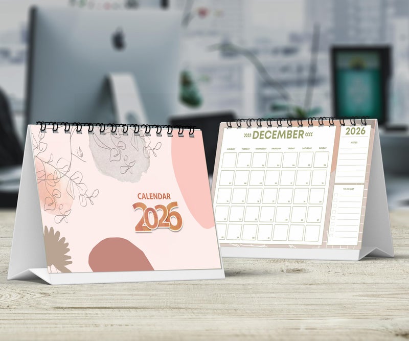 True Flair Trueflair Table Desk Calendar 2026, A5 Size, For Home And Office Use, Study Planner And Daily Tracking Organiser (Design 3) - Image 5