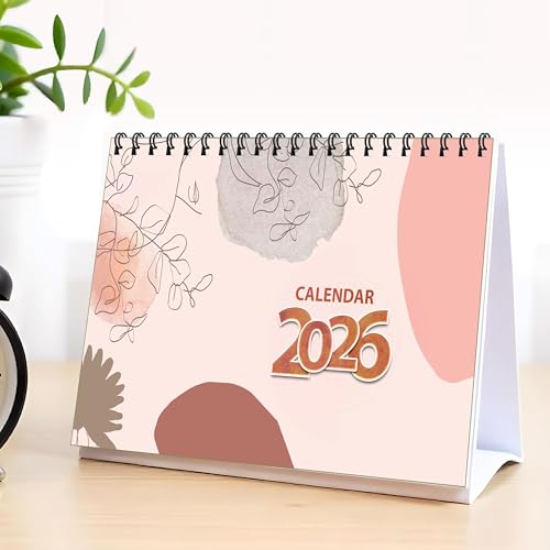 True Flair Trueflair Table Desk Calendar 2026, A5 Size, For Home And Office Use, Study Planner And Daily Tracking Organiser (Design 3) - Image 1