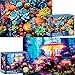 Edsjegn 2 Pack Puzzles for Adults 1000 PiecesSucculents and Mushrooms Difficult Jigsaw Puzzles for AdultsHard Jigsaw Puzzle Decorations DIY Leisure Game Toy Suitable Family Friends275x20 inches - Image 2