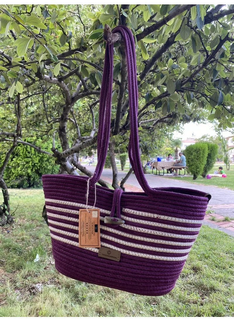 بدز ديري Jute Straw Look Handbag Beach Bag Shoulder Bag