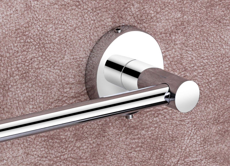 iSTAR Chrome Finish Stainless Steel Towel Rod/Towel Rack for Bathroom/Towel Bar/Hanger/Stand/Bathroom Accessories (24 Inch Pack of 1) - Image 3