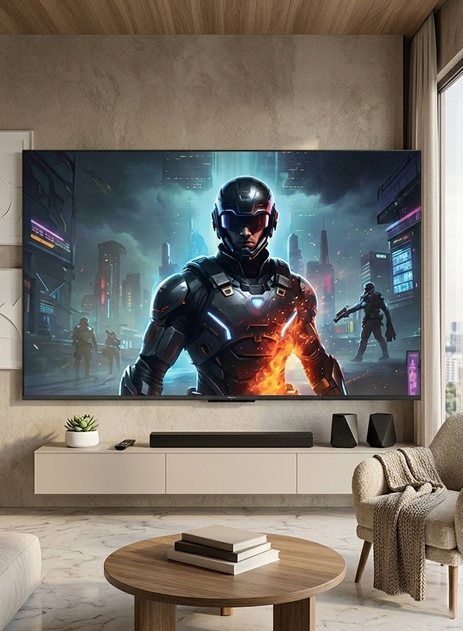 ماجيك تلفزيون 75 بوصة - 4K - QLED - HDR10 - Google TV - بدون إطار - MGP75DT24QT2H120/Google - Image 2