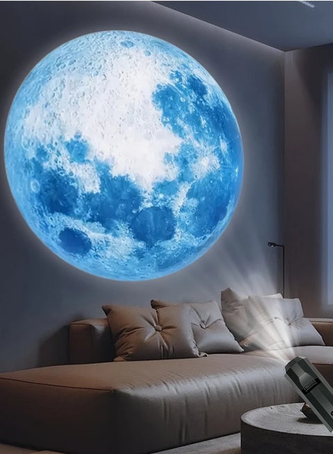 جهاز عرض ضوء القمر LED، ضوء ليلي قابل للتعديل بزاوية 360°