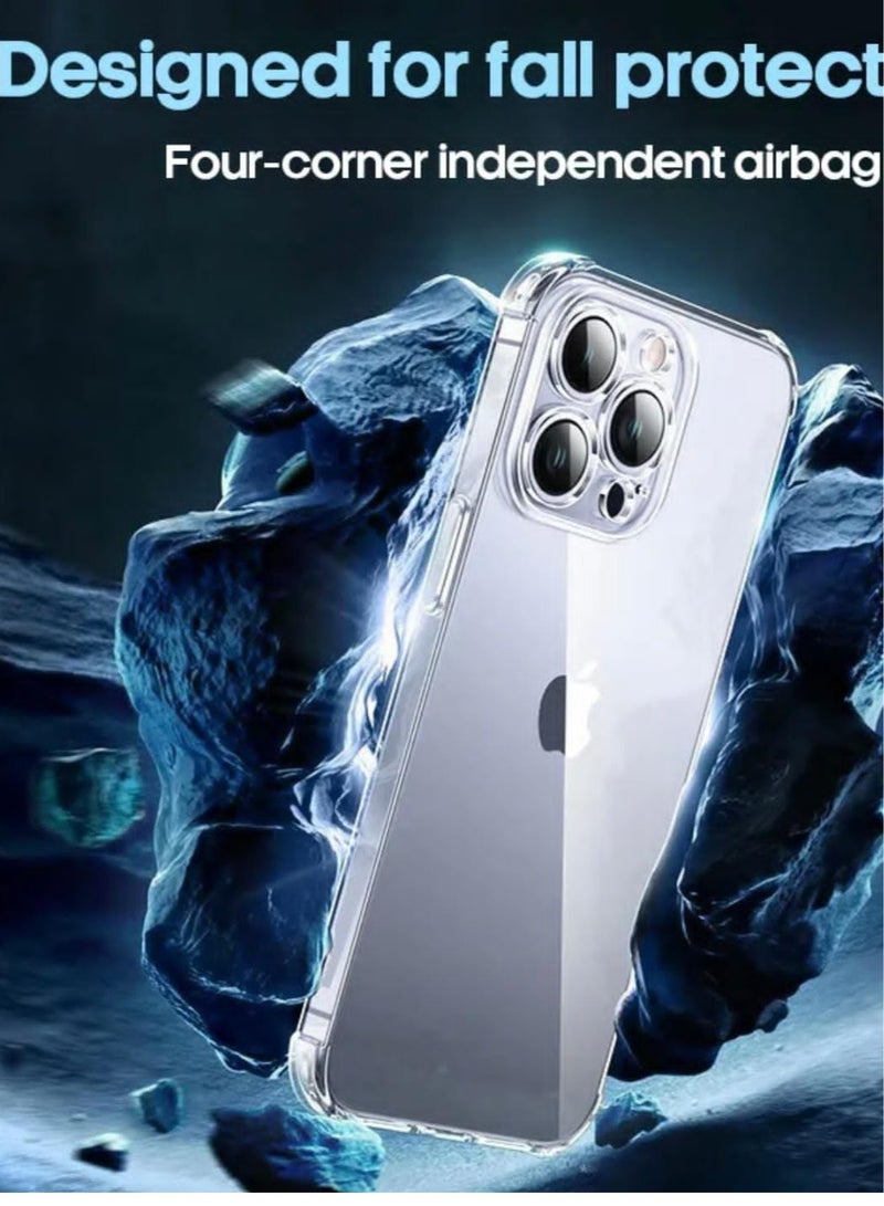 غطاء شفاف يحمي الهاتف بالكامل لهاتف ايفون  15Pro Max - Image 2