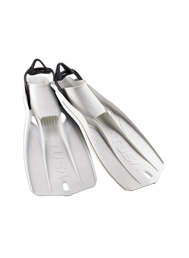 TUSA Sf0110 Travel Right Scuba Diving Fins Small White - Image 1