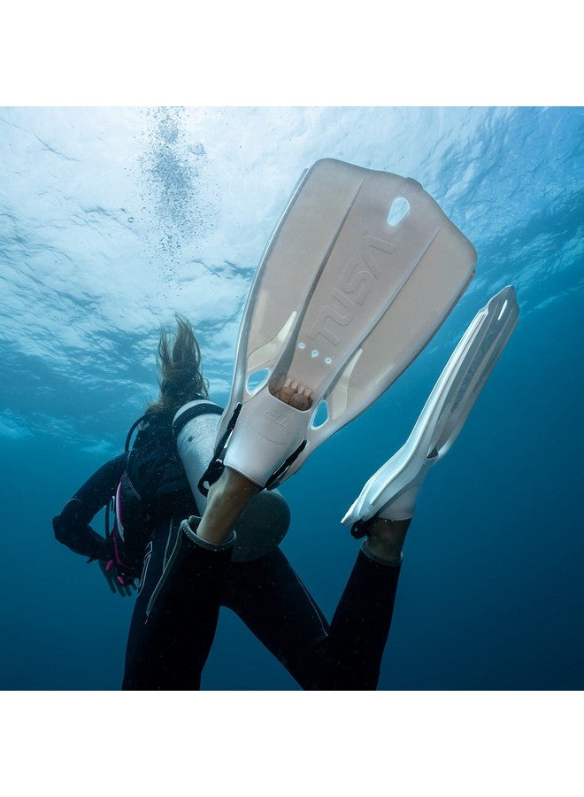 TUSA Sf0110 Travel Right Scuba Diving Fins Small White - Image 4