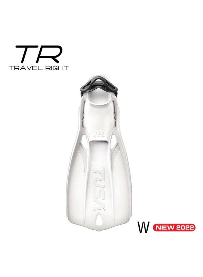 TUSA Sf0110 Travel Right Scuba Diving Fins Small White - Image 2