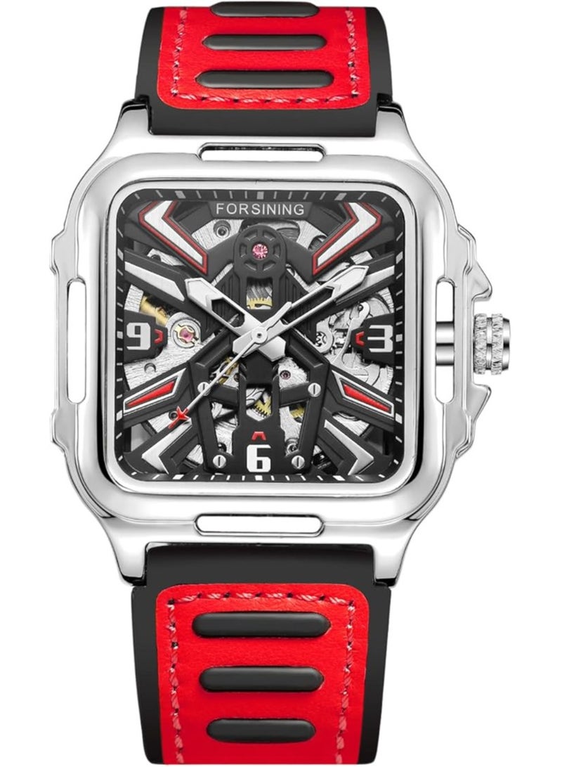 FORSINING Watches for Men Watch Leather Strap Luxury Luminous Water Resistant Automatic Mechanical Wristwatch 1008 - Image 2