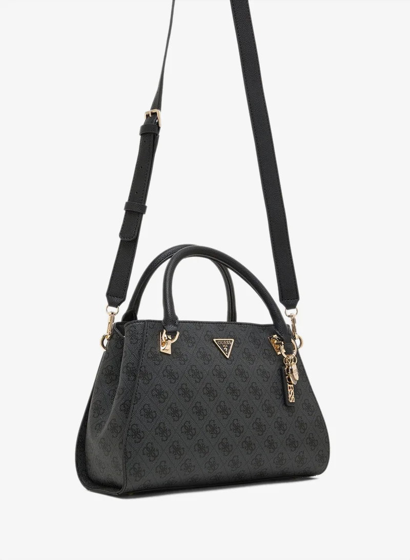 Guess coal logo Noelle II Luxury Satchel Bag for Women | Best Price UAE
