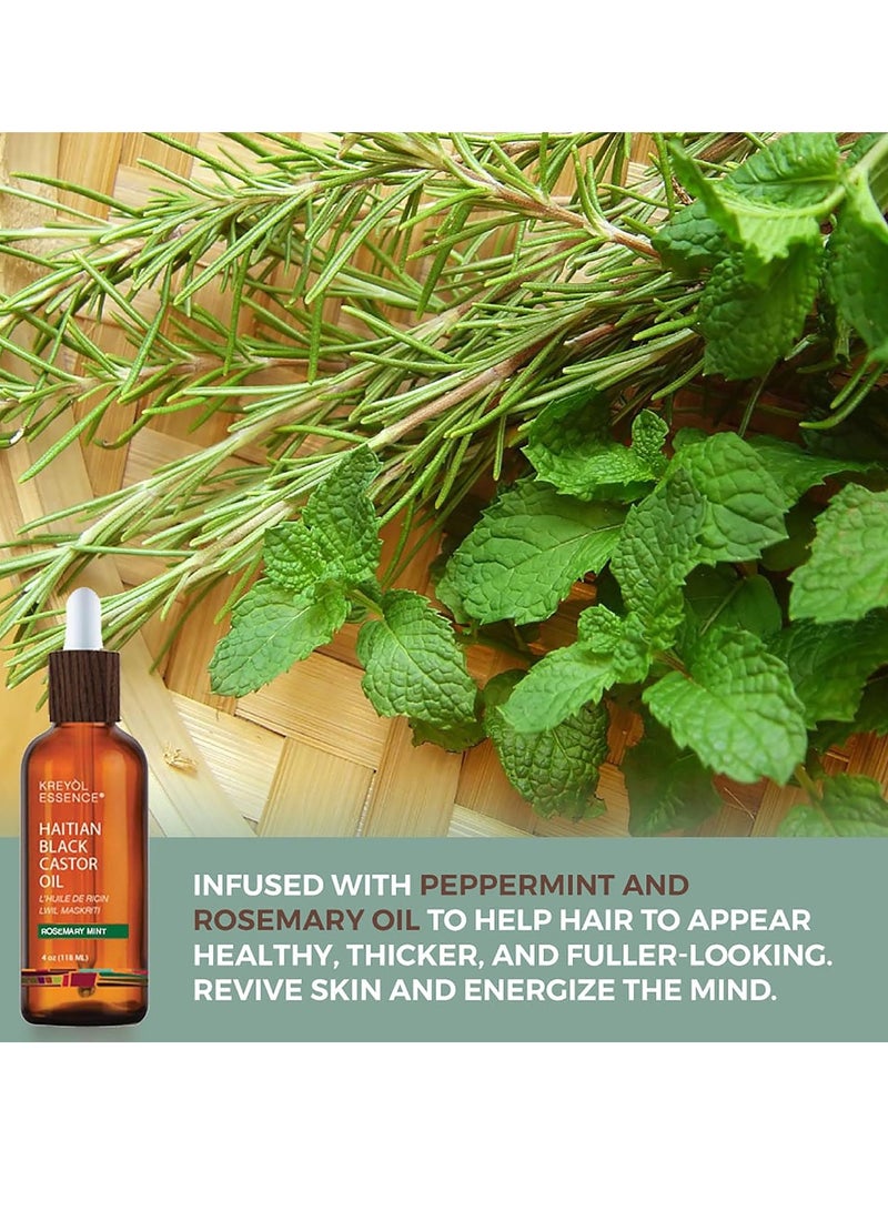 Kreyol Essence - Haitian Black Castor Oil for Skin and Hair, Glass Bottle - Cold Pressed Castor Oil, Hexane Free Castor Oil, Paraben Free, Natural Ingredients - Image 3