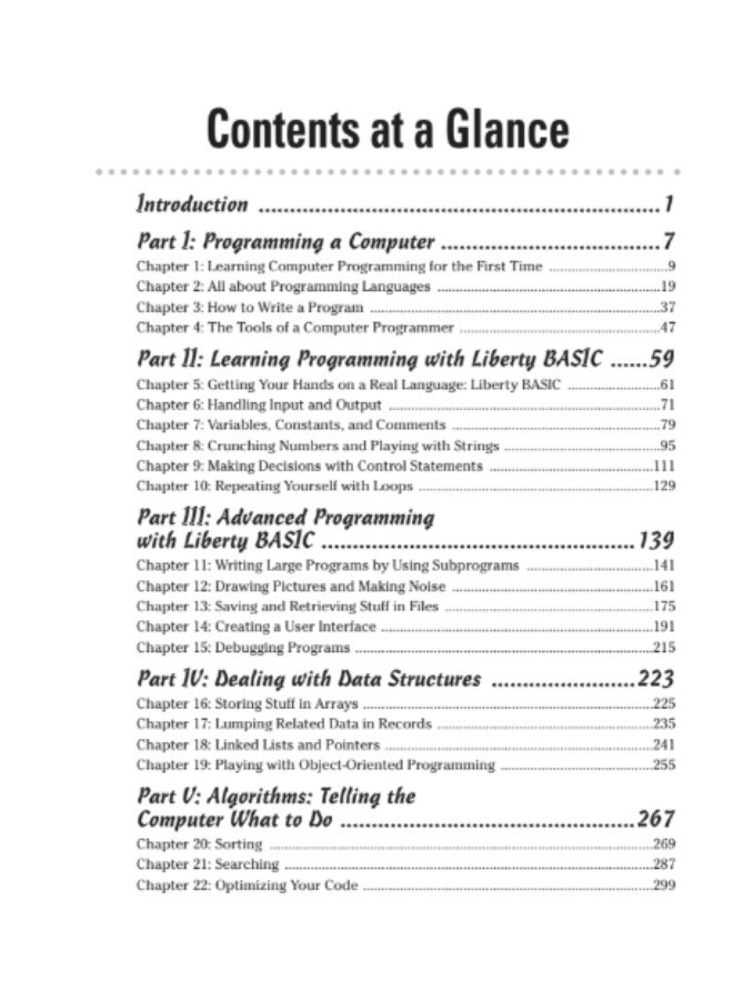 "Beginning Programming for Dummies" is a comprehensive beginner's guide to computer programming by Wallace Wang. The book aims to demystify programming, explaining how it works without using complex technical terms.
