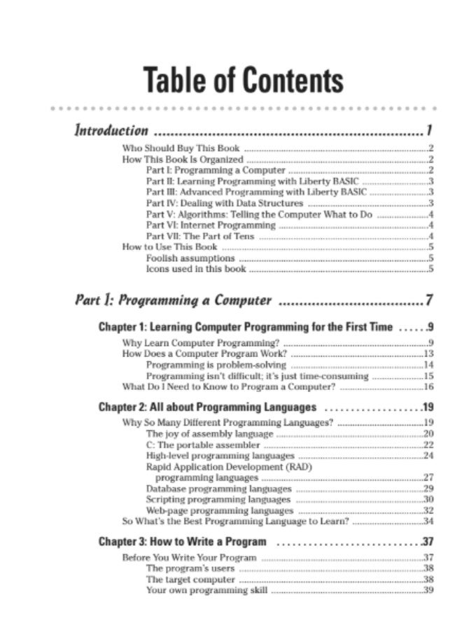 "Beginning Programming for Dummies" is a comprehensive beginner's guide to computer programming by Wallace Wang. The book aims to demystify programming, explaining how it works without using complex technical terms.