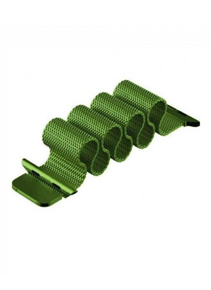 Generic - Apple Watch 38mm 40mm 41mm Stainless Steel Milanese Mesh Band Magnetic Loop Replacement Strap Light Green - Image 1