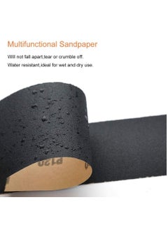 GUDOO 36 Sheets Sandpaper Premium Wet Dry Waterproof Sand Paper 400 to 3000 Assorted Grit Sanding Paper for Wood Furniture Finishing Metal Sanding and Automotive Polishing  - Image 5