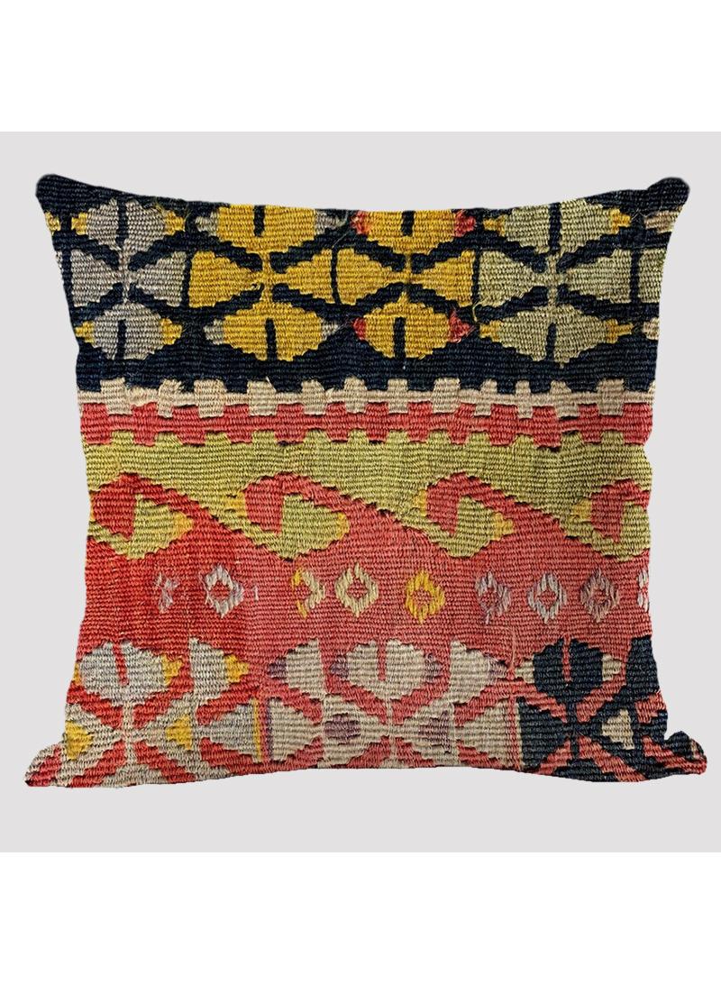 4 قطعة البوهيمي وسادة القضية الوطنية الكتان القضية متعددة الألوان 45x45cm بدون وسادة - Image 2