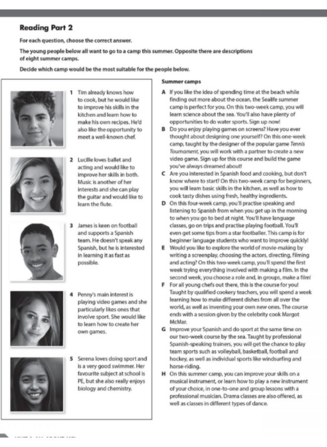 كتاب Cambridge Compact Preliminary - مواد للتحضير لمختلف الامتحانات - الطبعة الثانية - كتاب التمارين - Image 5