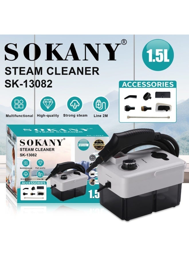سوكاني SK-13082 جهاز تنظيف بالبخار سوكاني 8*1 1500مل 3500وات - Image 2