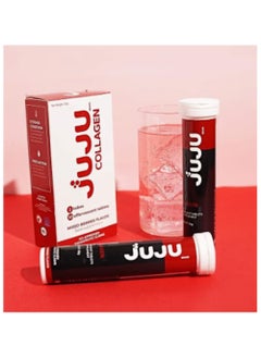 juju glow مكمل غذائي جوجو كولاجين بنكهة التوت المختلط 