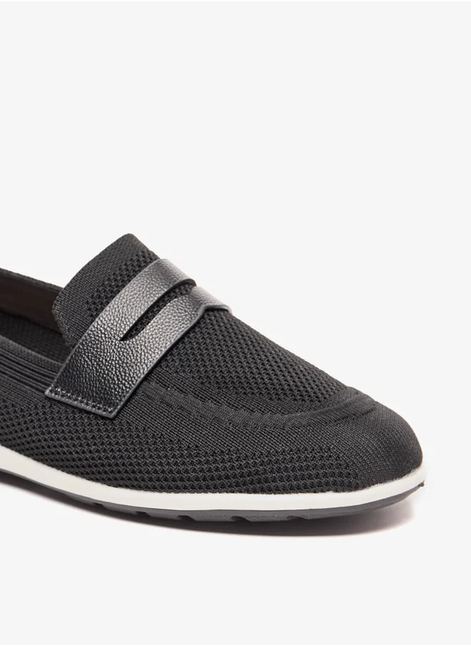 Celeste Women's Mesh Textured Slip-On Shoes with Applique Detail