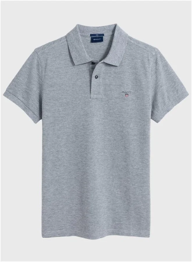 GANT  Gant Original Slim Fit Pique Polo Shirt for Men | Best Price UAE