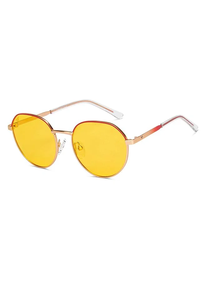 VINCENT CHASE Women's Lenskart Full Rim Hexagonal Future Classics Branded Latest And Stylish Sunglasses Polarized And 100% UV Protected Women Small VC S16550