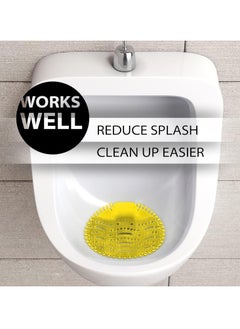 Generic 5 Pack Scented Urinal Screens Deodorizer with Anti-Splash Bristles, Men Bathroom Deodorizer Waterless Toilet Anti Splash Urinal for Public Restrooms and Fits Most Brand Urinals  - Image 4