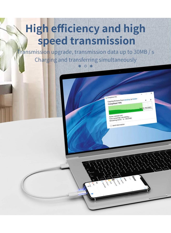 zoyuzan 3Pack USB C Female to Lightning Male Adapter for iPhone 12/11/8 X XR/XS/SE/7Plus/Pro Max Ipad Air Mini Type Compatible with Charging Support Data Transmission Connect - Image 3