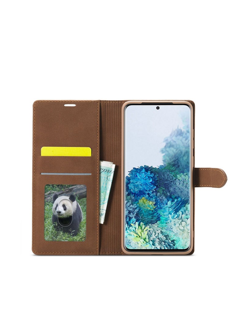 Suteni Flip Cover Leather Protective Case for Samsung Mobile Phone - Image 2