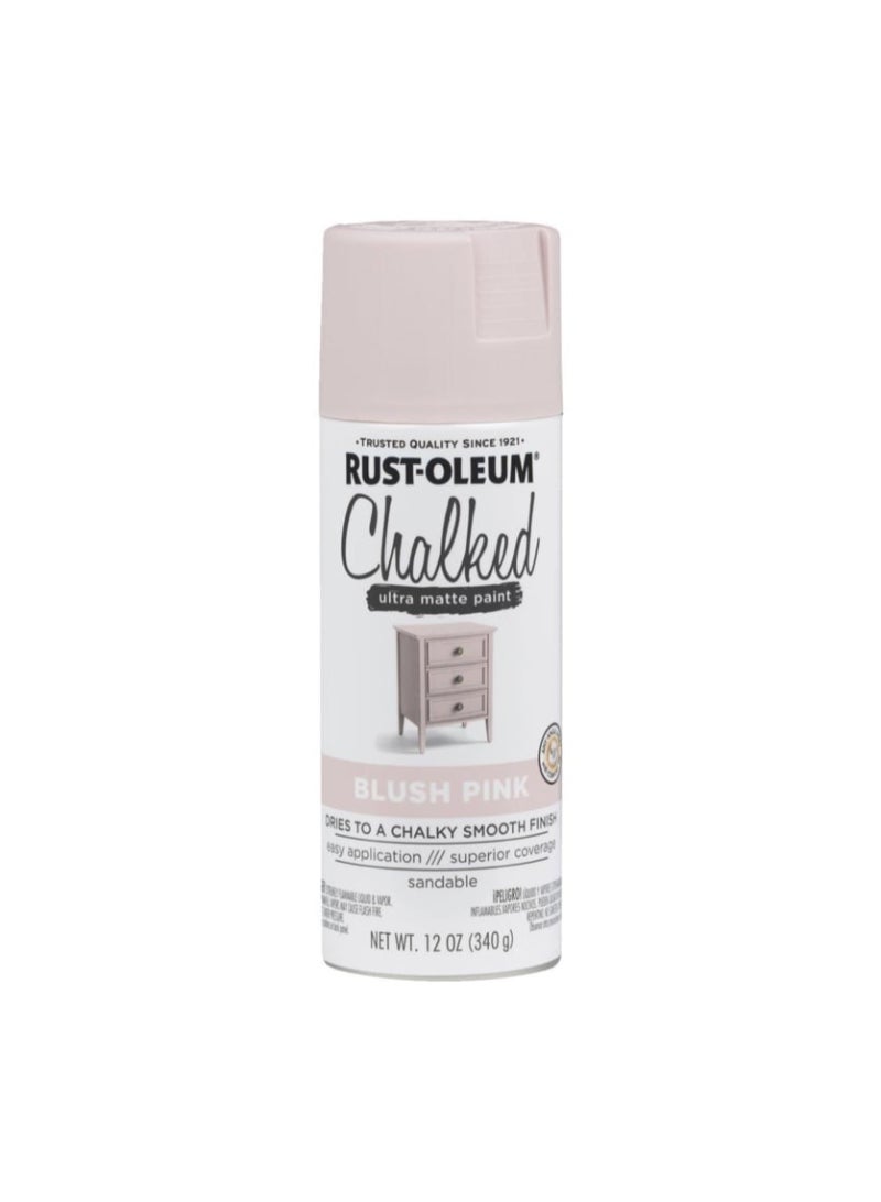 RUST-OLEUM طلاء راست أوليوم تشالكيد ألترا ماتي (340 جرام، وردي بلش)