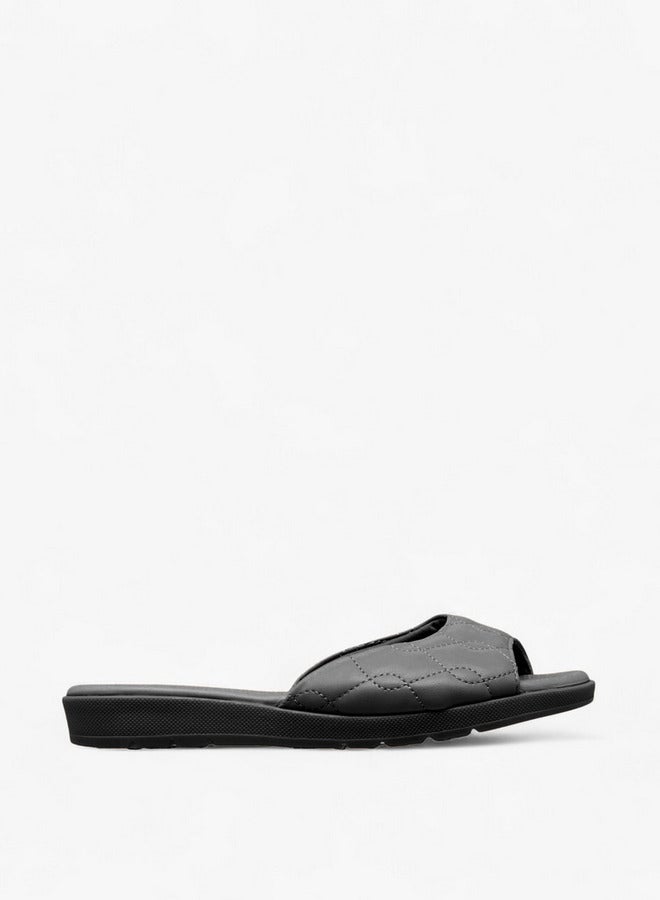 Piccadilly Women's Textured Sip-On Flat Sandals  - Image 3