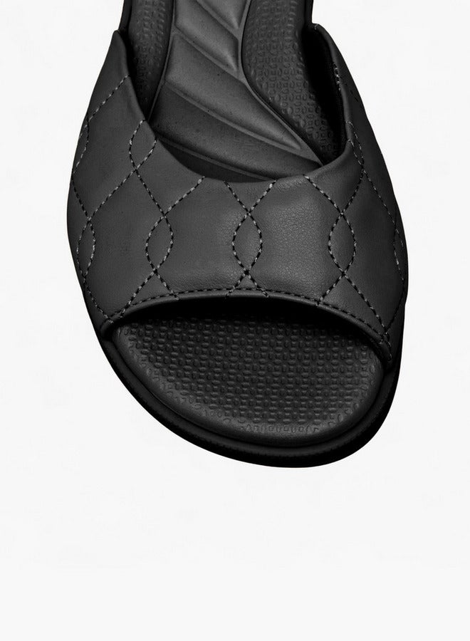 Piccadilly Women's Textured Sip-On Flat Sandals  - Image 4
