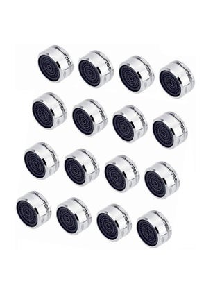Jzk 16Pcs Chrome Plated Brass Aerator Head Set With Hook Ring, Anti Splash Water Saving Faucet Nozzle, Faucet Replacement Inner Filter Nozzle - pzsku/ZE4D5596DA89716B0CCF1Z/45/_/1710927015/d830373f-f8d9-432f-9a06-638c48b10c02