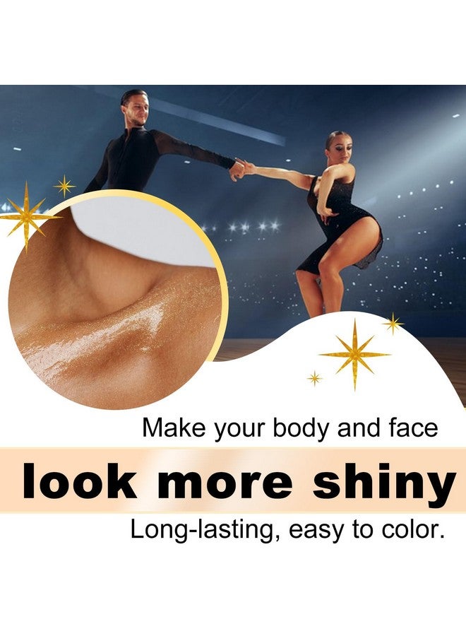 UCANBEMAKEUP Body Shimmer Oil 100Ml, Moisturizing Long Lasting Body Luminizer Face Brighten, Waterproof Liquid Illuminator Body Glow, Shimmer Body Glitter Oil Highlighter Summer Glowing Makeup (#03 Bronze Gold) - Image 3
