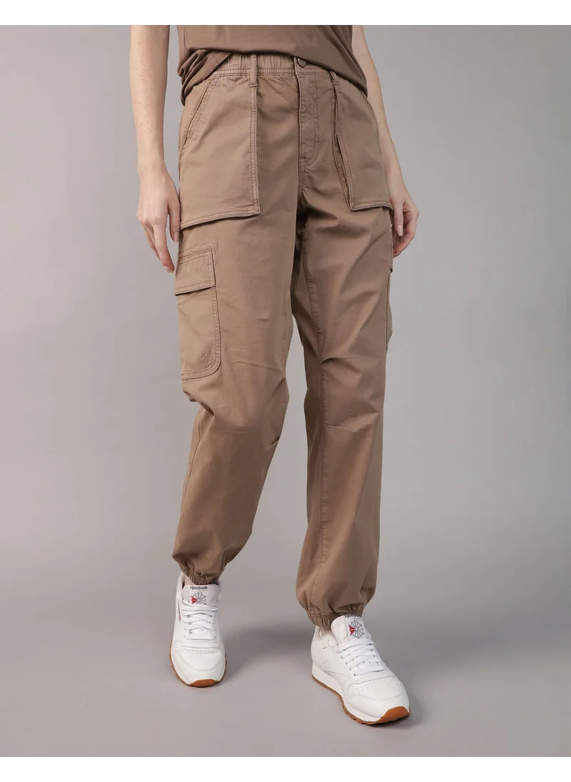 امريكان ايجل AE Stretch High-Waisted Baggy Cargo Jogger