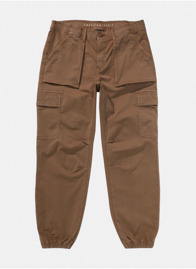 American Eagle AE Stretch High-Waisted Baggy Cargo Jogger  - Image 1