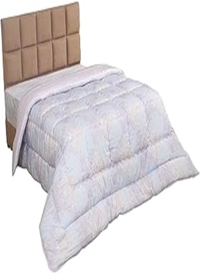 Al Maamoun Al Maamoun Damask Patterned Quilt Cover - 240x240 cm 