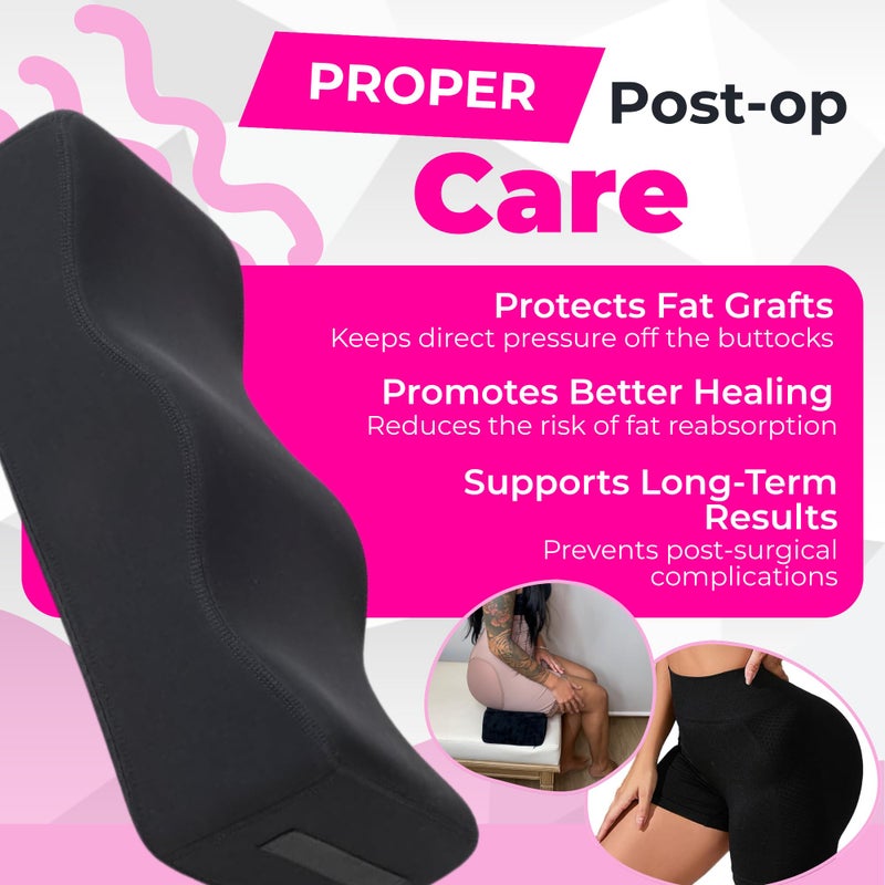bombshell booty pillow BBL Pillow After Surgery, Booty Pillow Butt Cushion with Abdominal Board Post Surgery, Lipo Foams Post Surgery with Lumbar Support, Lipo Foam Pads - Image 4