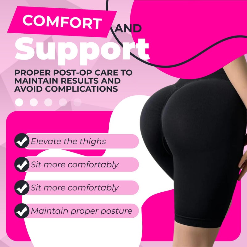 bombshell booty pillow BBL Pillow After Surgery, Booty Pillow Butt Cushion with Abdominal Board Post Surgery, Lipo Foams Post Surgery with Lumbar Support, Lipo Foam Pads - Image 5
