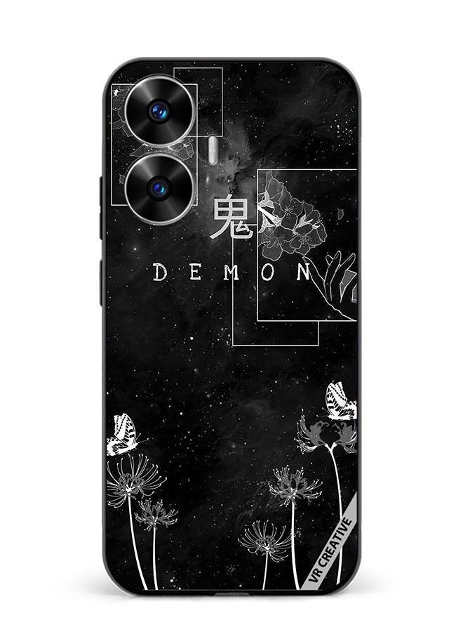 VR CREATIVE Protective Case Cover For Realme C55 Demon Design Multicolour - Image 1