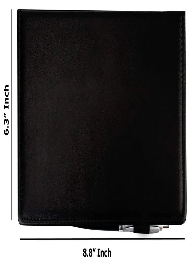 HOUSE HATCH Faux Leather 12 in 1 Large Size Memo Notebook Notepad with Multi Size Sticky Notes and Ballpoint Pen Diary Style - Image 3