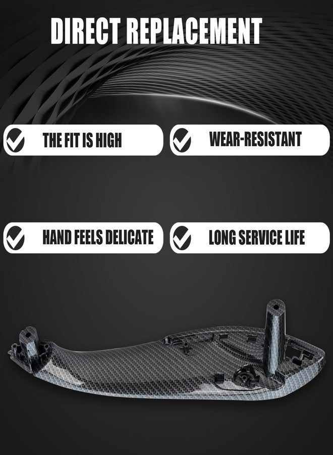 WEILEITE Front Left Driver Side Interior Inner Inside Door Pull Handle Grab Fit for BMW 320,328,330,335,M3 F30/F31/F34/F80 3 Series 2012-2018 and 418,420,428,430,435,M4 F32/F33/F36/F82/F83 4 2014-2017 - Image 3