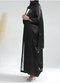 Silky Black Open Abaya With Batwing Sleeve Sleeves Design - pzsku/ZE4D5D4A9811BE8A08D61Z/45/1741113351/965fcb0f-aa13-4327-9c19-a5baf3c1338f